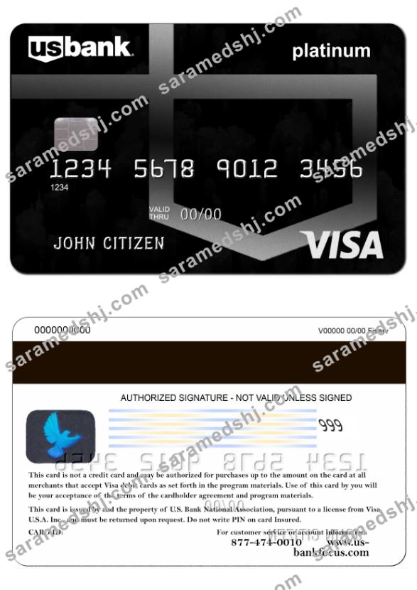 USA U.S. Bank visa card